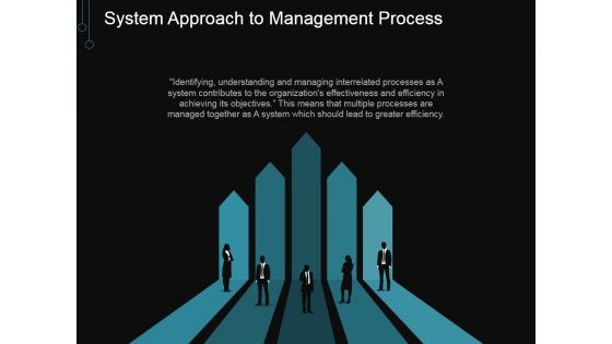 System Approach To Management Process Ppt PowerPoint Presentation Design Ideas