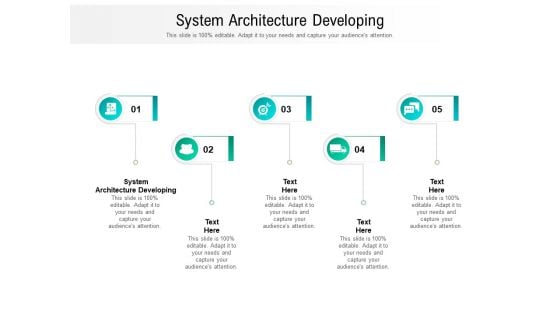 System Architecture Developing Ppt PowerPoint Presentation Slides Professional Cpb Pdf