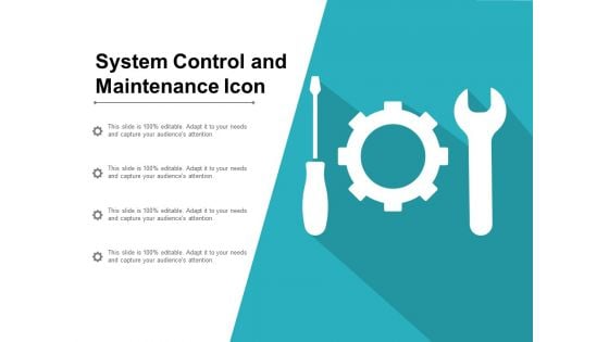 System Control And Maintenance Icon Ppt PowerPoint Presentation Portfolio Maker