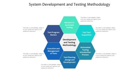 System Development And Testing Methodology Ppt PowerPoint Presentation Gallery Example Topics PDF