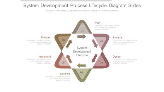 System Development Process Lifecycle Diagram Slides