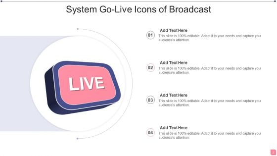 System Go Live Icons Ppt PowerPoint Presentation Complete With Slides