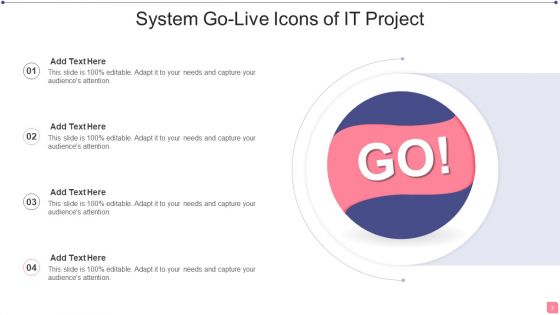 System Go Live Icons Ppt PowerPoint Presentation Complete With Slides