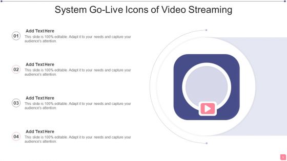 System Go Live Icons Ppt PowerPoint Presentation Complete With Slides