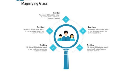 System Integration Model Magnifying Glass Ppt Styles Brochure