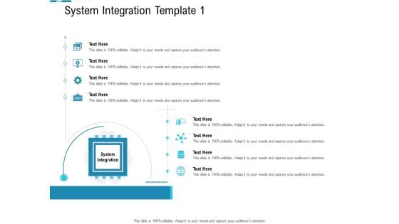 System Integration Model System Integration Template 1 Ppt Gallery Vector