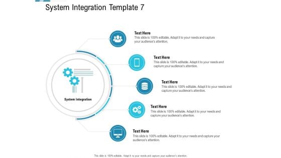 System Integration Model System Integration Template 7 Ppt Background Designs