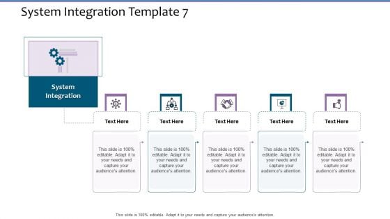 System Integration Template 7 Software Integration Specification Tree Graphics PDF