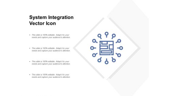 System Integration Vector Icon Ppt PowerPoint Presentation Slides Portrait
