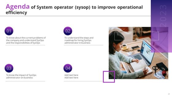 System Operator Sysop To Improve Operational Efficiency Ppt PowerPoint Presentation Complete Deck With Slides Slide02