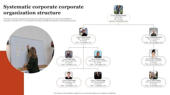 Systematic Corporate Corporate Organization Structure Pictures PDF