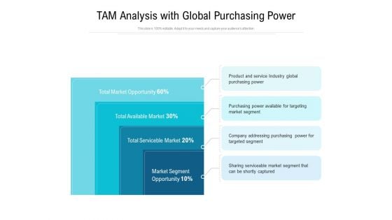 TAM Analysis With Global Purchasing Power Ppt PowerPoint Presentation Slides Deck PDF