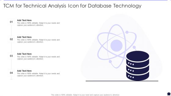 TCM For Technical Analysis Icon For Database Technology Topics PDF