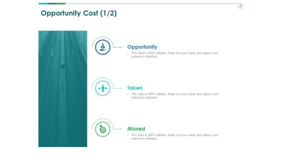 TCM Opportunity Cost Taken Ppt Show Model PDF