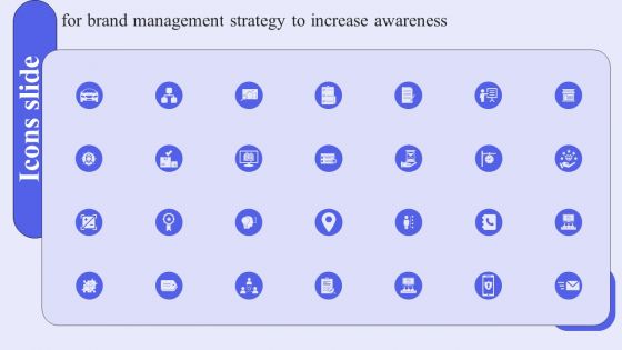 Table Of Content For Brand Management Strategy To Increase Awareness Topics PDF