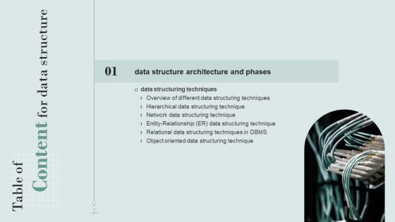 Table Of Content For Data Structure Topics PDF