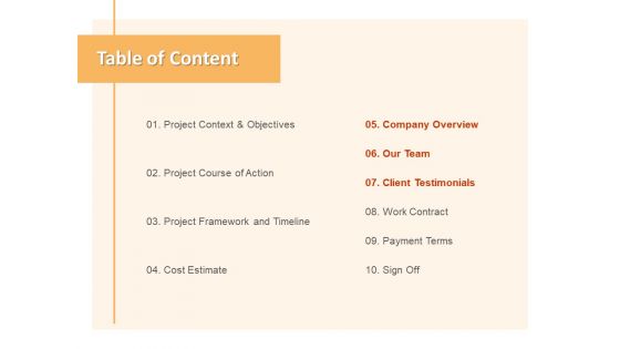 Table Of Content Management Ppt PowerPoint Presentation Professional Graphics Template