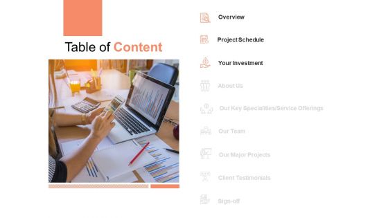 Table Of Content Overview Ppt PowerPoint Presentation Professional Files