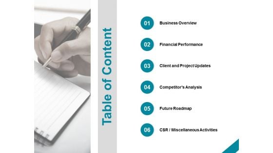 Table Of Content Ppt PowerPoint Presentation Pictures Design Ideas Table Of Content Ppt PowerPoint Presentation Pictures Design Ideas