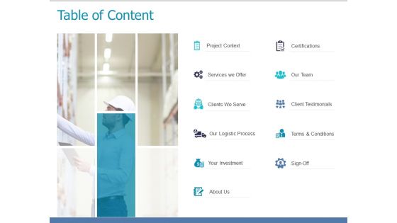 Table Of Content Ppt PowerPoint Presentation Portfolio Slide Download Table Of Content Ppt PowerPoint Presentation Portfolio Slide Download