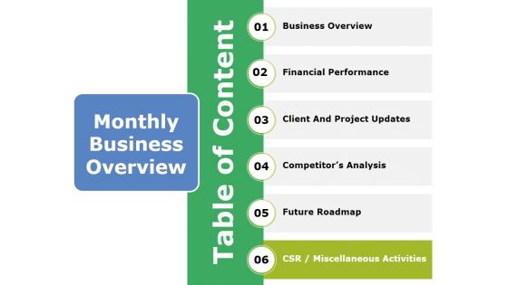 Table Of Content Template 1 Ppt PowerPoint Presentation Styles Graphic Tips