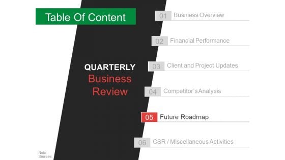 Table Of Content Template 6 Ppt PowerPoint Presentation Portfolio Structure