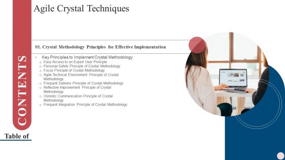 Table Of Contents Agile Crystal Techniques Key Structure PDF