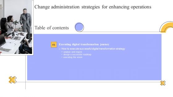 Table Of Contents Change Administration Strategies For Enhancing Operations Microsoft PDF