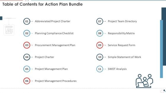 Table Of Contents For Action Plan Bundle Rules PDF