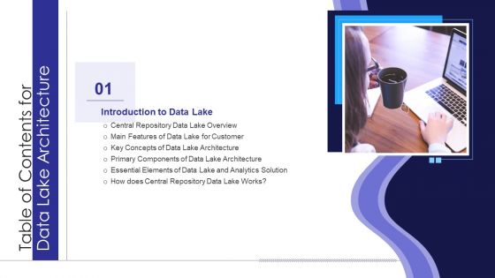 Table Of Contents For Data Lake Architecture Ppt Portfolio Gridlines PDF Table Of Contents For Data Lake Architecture Ppt Portfolio Gridlines PDF