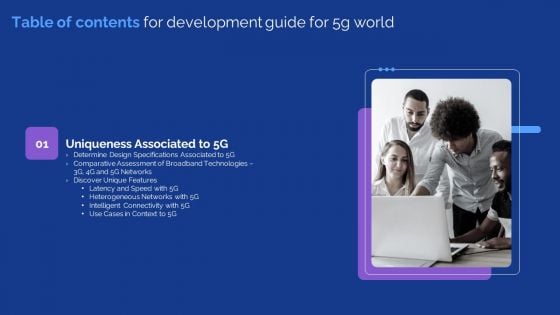 Table Of Contents For Development Guide For 5G World Design Ideas PDF Table Of Contents For Development Guide For 5G World Design Ideas PDF