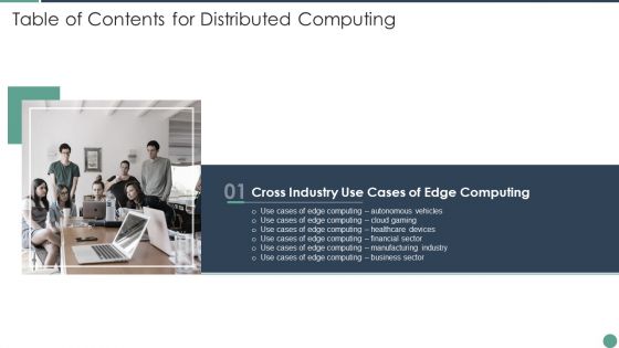 Table Of Contents For Distributed Computing Tips Background PDF