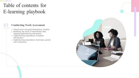 Table Of Contents For E Learning Playbook Key Ppt PowerPoint Presentation File Styles PDF Table Of Contents For E Learning Playbook Key Ppt PowerPoint Presentation File Styles PDF