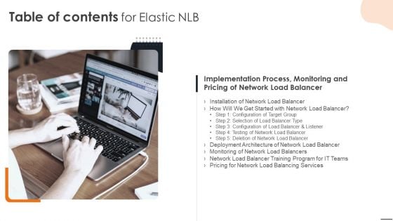 Table Of Contents For Elastic NLB Target Topics PDF