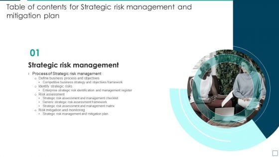Table Of Contents For Strategic Risk Management And Mitigation Plan Process Download PDF Table Of Contents For Strategic Risk Management And Mitigation Plan Process Download PDF