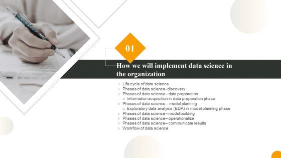 Table Of Contents How We Will Implement Data Science In The Organization Communicate Clipart PDF Table Of Contents How We Will Implement Data Science In The Organization Communicate Clipart PDF