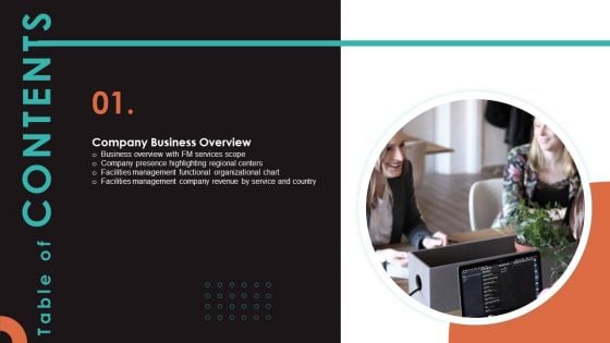 Table Of Contents IFM Services And Solutions Scope Download PDF Table Of Contents IFM Services And Solutions Scope Download PDF