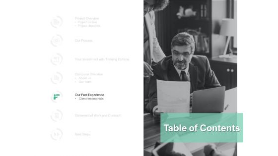 Table Of Contents Management Ppt PowerPoint Presentation Deck