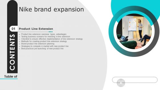 Table Of Contents Nike Brand Expansion Planning Microsoft PDF