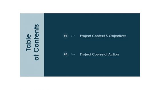 Table Of Contents Objectives Ppt PowerPoint Presentation Inspiration Outfit