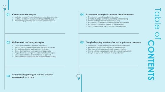 Table Of Contents Online Marketing Techniques For Acquiring Clients Mockup PDF Table Of Contents Online Marketing Techniques For Acquiring Clients Mockup PDF