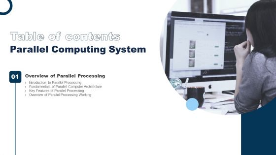 Table Of Contents Parallel Computing System Key Ppt PowerPoint Presentation File Pictures PDF Table Of Contents Parallel Computing System Key Ppt PowerPoint Presentation File Pictures PDF