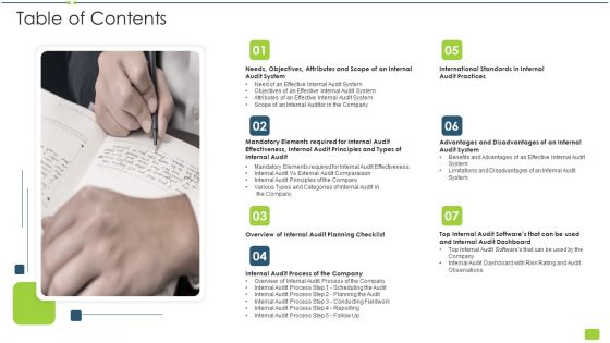 Table Of Contents Ppt Infographic Template Graphic Tips PDF