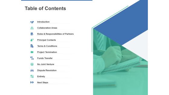 Table Of Contents Ppt PowerPoint Presentation File Layout