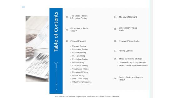 Table Of Contents Ppt PowerPoint Presentation Layouts Backgrounds PDF