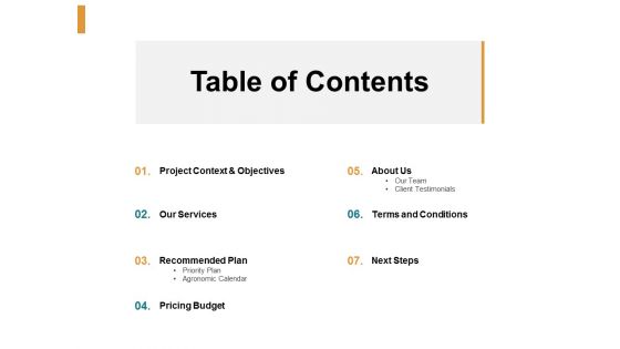 Table Of Contents Ppt PowerPoint Presentation Layouts Slideshow Table Of Contents Ppt PowerPoint Presentation Layouts Slideshow