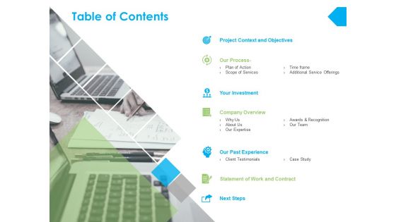 Table Of Contents Ppt PowerPoint Presentation Model Outfit