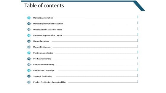 Table Of Contents Ppt Powerpoint Presentation Show Background Images Table Of Contents Ppt Powerpoint Presentation Show Background Images