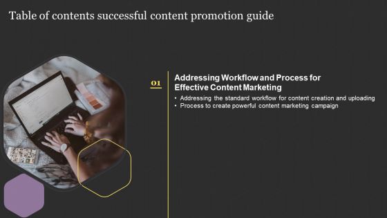 Table Of Contents Successful Content Promotion Guide Marketing Introduction PDF