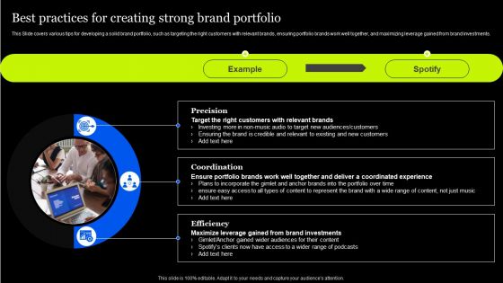 Tactical Approach To Enhance Brand Portfolio Best Practices For Creating Strong Brand Portfolio Background PDF